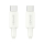 Kabel USAMS Kabel U90 60W USB-C do USB-C biały